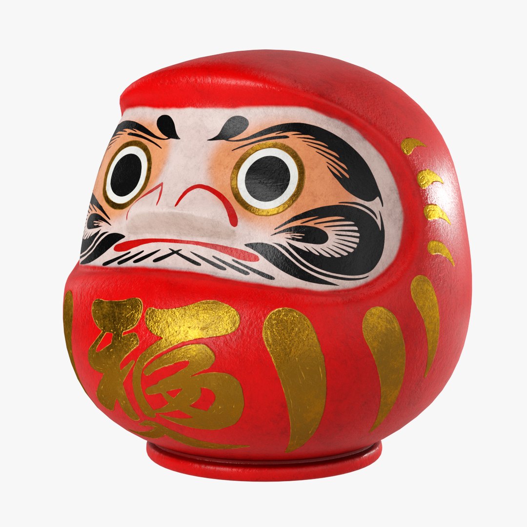 daruma doll 3D model https://p.turbosquid.com/ts-thumb/Xl/ADenSt/Dscjy6FD/daruma_doll_render2/jpg/1592989462/1920x1080/fit_q87/28ec82ecceec56efe81b77fbe31379e3789c0f96/daruma_doll_render2.jpg