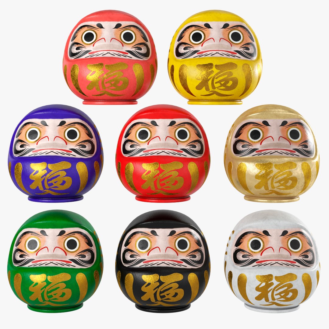 daruma doll 3D model https://p.turbosquid.com/ts-thumb/Xl/ADenSt/OThjHdCm/daruma_doll_render_all5/jpg/1592989461/1920x1080/fit_q87/64fc1d24510a0cef67a299c739384ecd1a72e872/daruma_doll_render_all5.jpg