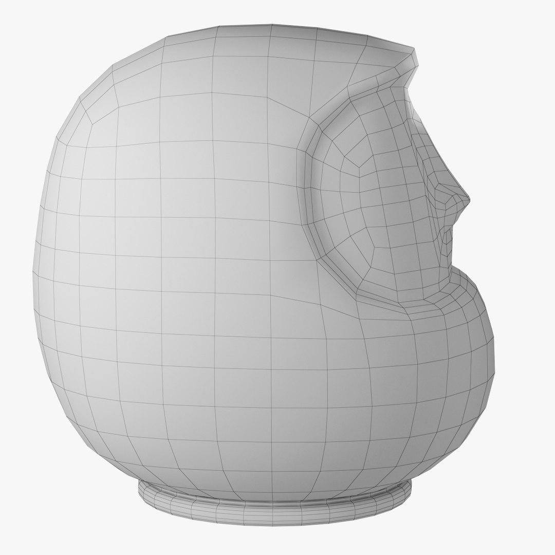 daruma doll 3D model https://p.turbosquid.com/ts-thumb/Xl/ADenSt/xQl8jmyT/daruma_doll_wire_render2/jpg/1592989462/1920x1080/fit_q87/e294144aa2617f622ae7b9bd5118b0fa7d847f63/daruma_doll_wire_render2.jpg