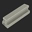Konkretes T-Beam Chunk 3 3D-Modell