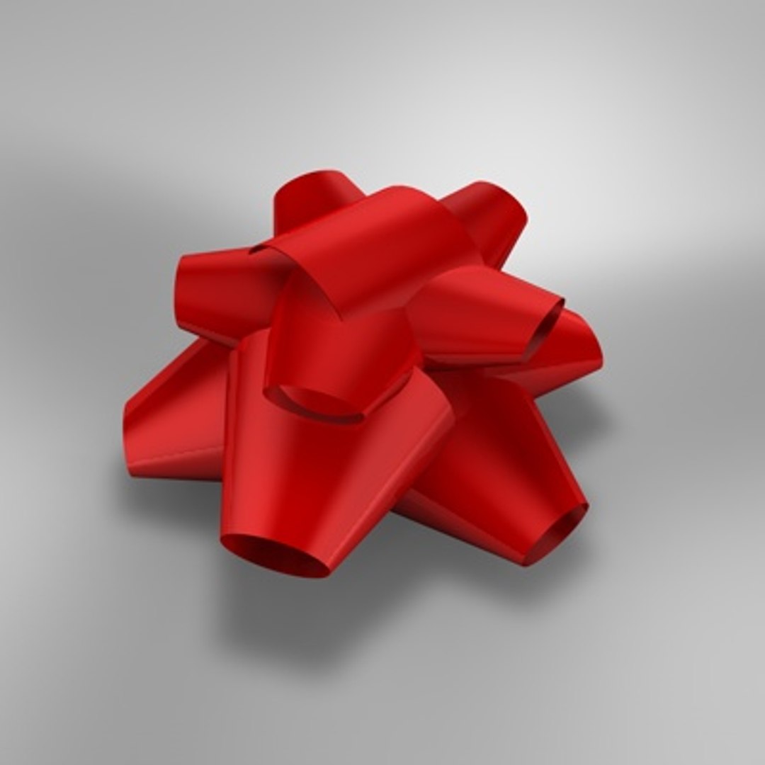 Bow Present 3d Model