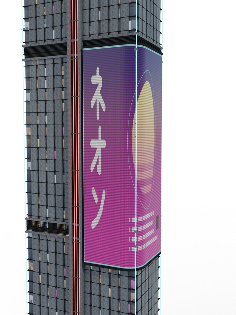 3D Cyberpunk Monolith Skyscraper - Futuristic Black Tower with Curved Screens PBR https://p.turbosquid.com/ts-thumb/Xl/CuDTpB/AH/04_monolith_04_detalle_pantalla/jpg/1792750421/1920x1080/fit_q87/0f491b9a9b2a37f963c8ea6252b663cf004c8782/04_monolith_04_detalle_pantalla.jpg