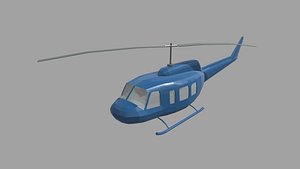 Low Poly Plane 03