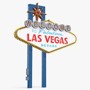 Nevada Las Vegas Gateway Sign On 3D model