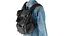 jeans pullover backpack 3D model