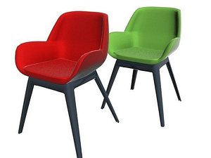 3D kartell clap chair