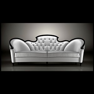 glamourous sofa mantellassi 3d model