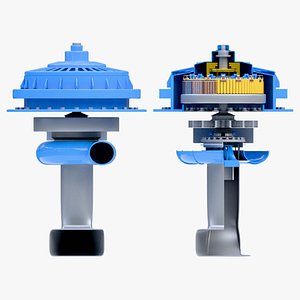 Francis Turbine Cutaway model