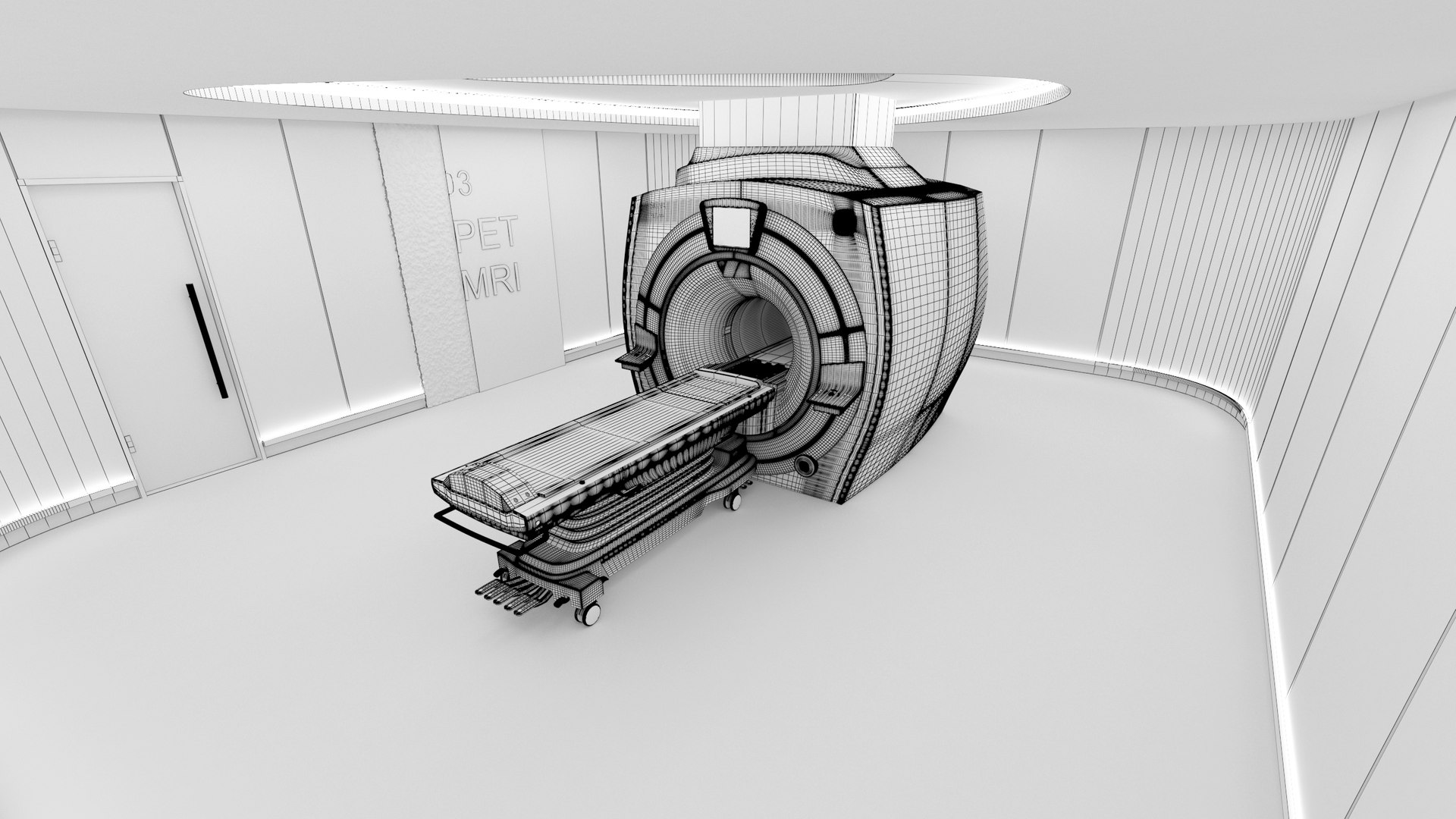 Modern PET and MRI Room 3D model - TurboSquid 2042657
