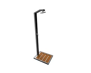 3D Outdoor shower model