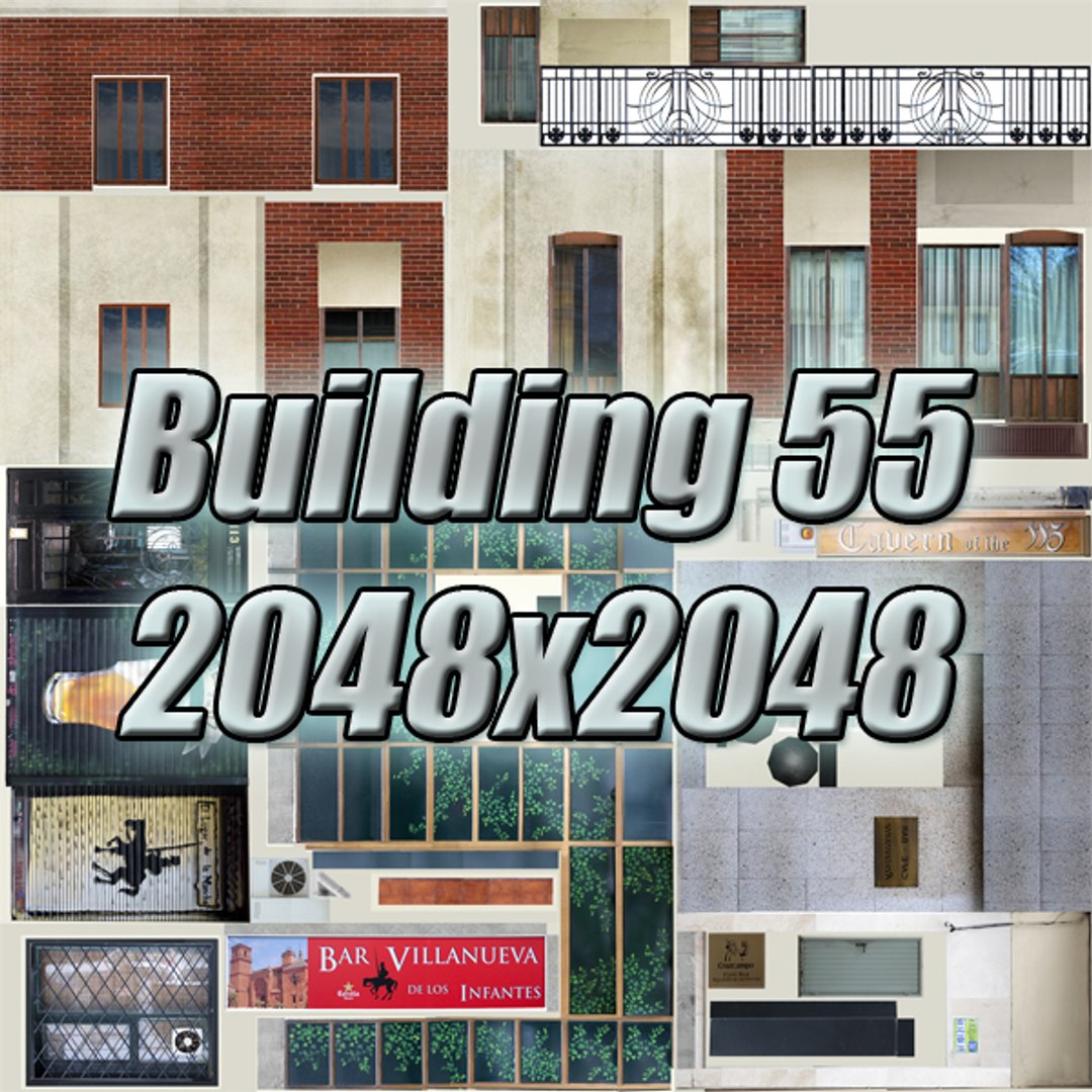 building 55 3d 3ds