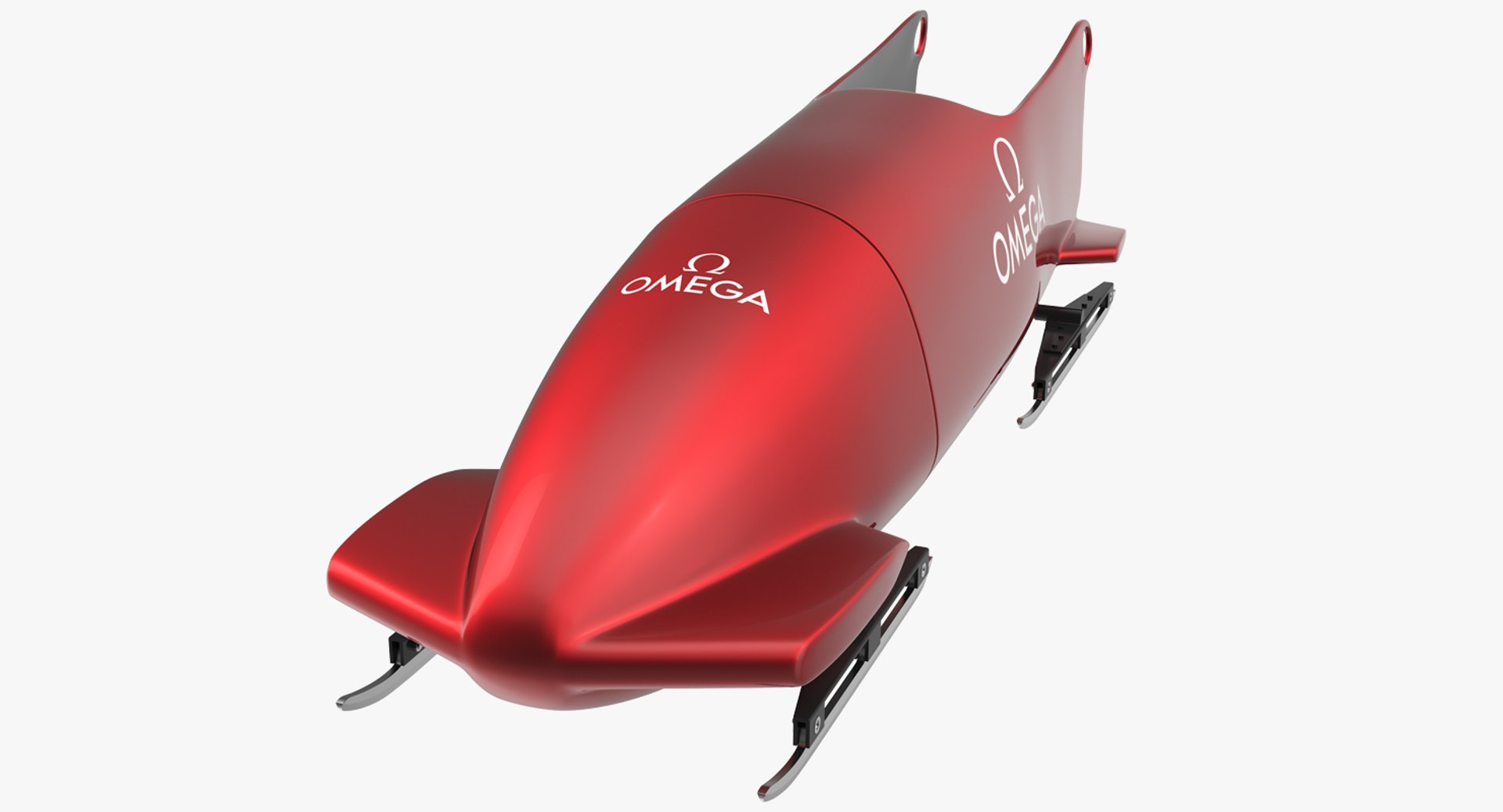 Bobsled Two Person Omega 3D model preview