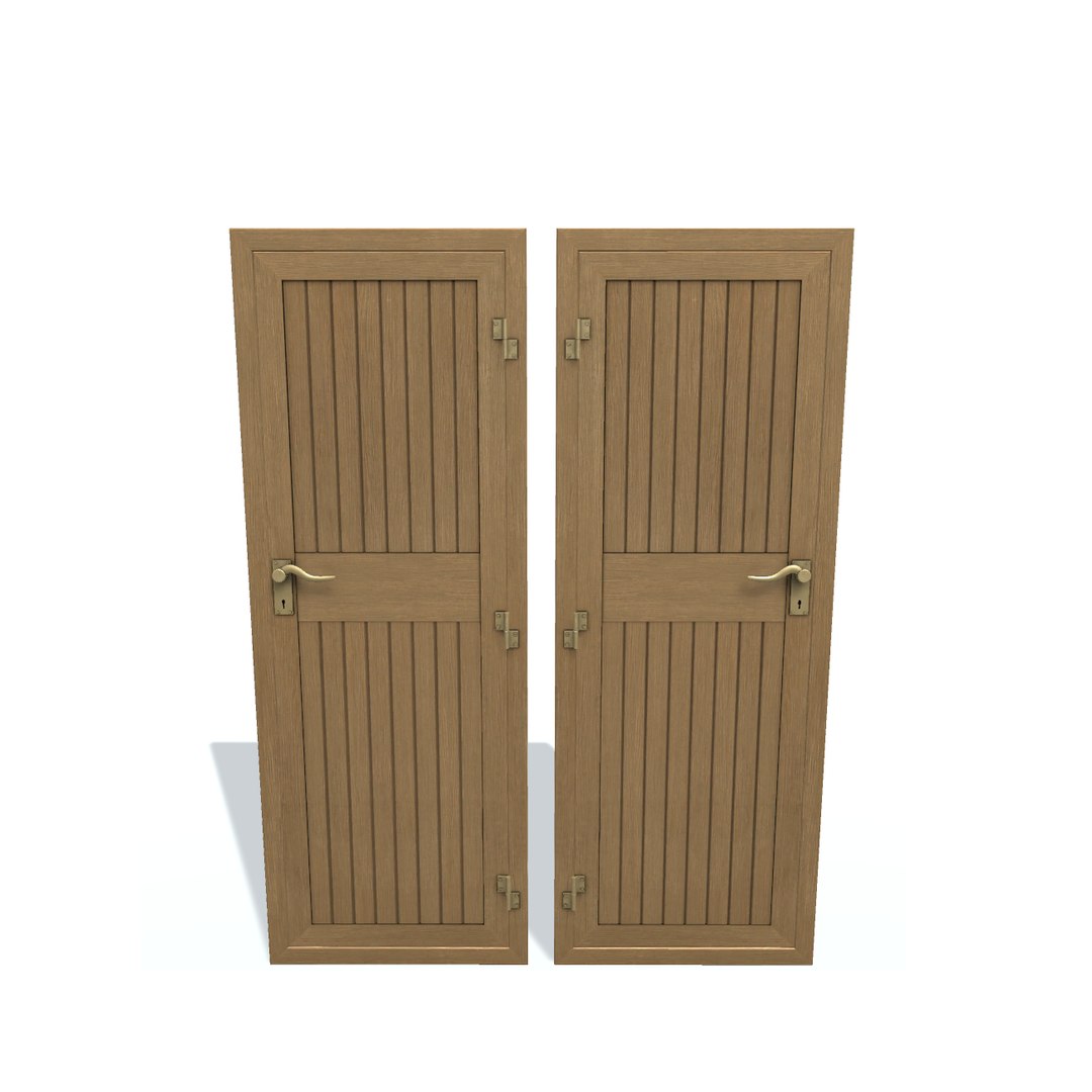 3D door ship wooden b - TurboSquid 1352886