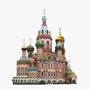 Saint Petersburg Cathedral 3D model