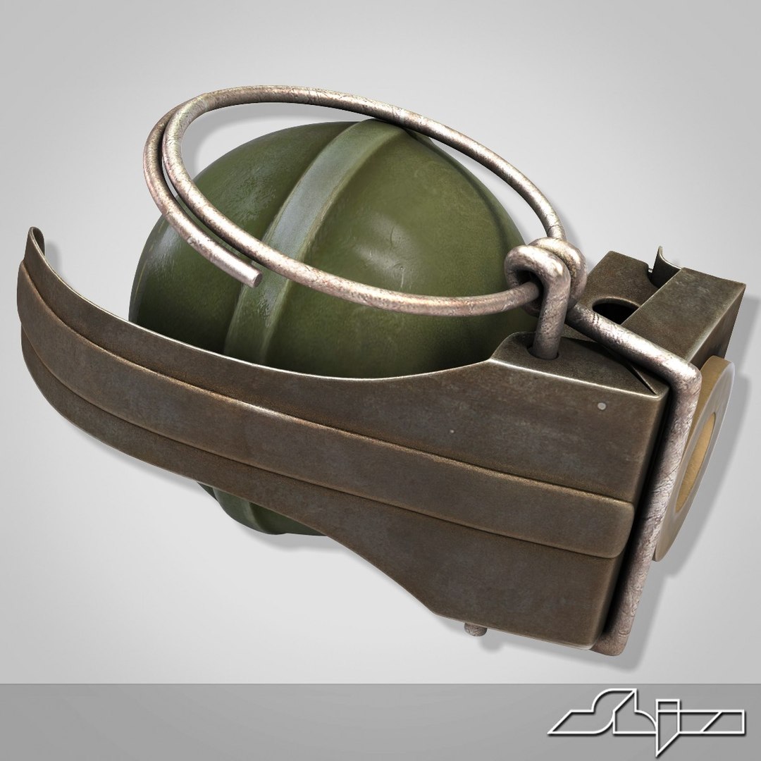 V40 Grenade 2 3d Max