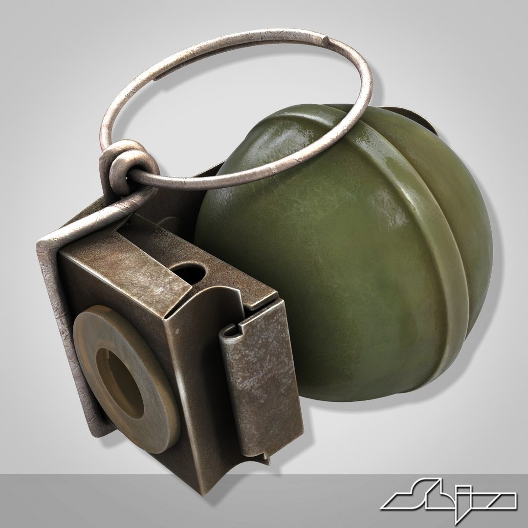 V40 Grenade 2 3d Max