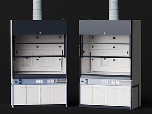 Laboratory Fume Hood 3D Model