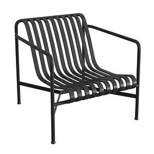 Palissade Lounge Chair Low 3D model