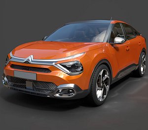 Citroen C4 SUV-Coupe Hatchback - Hyper-Detailed Cinematic 3D Asset