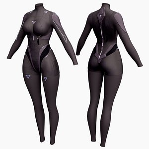Stylized Cyberpunk Suit 3D