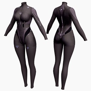 Stylized Cyberpunk Suit