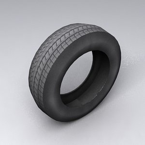 car tire 3d model