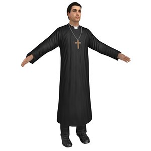 3D catholic priest