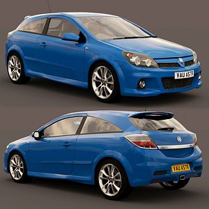 vauxhall astra vxr 2006 3D model