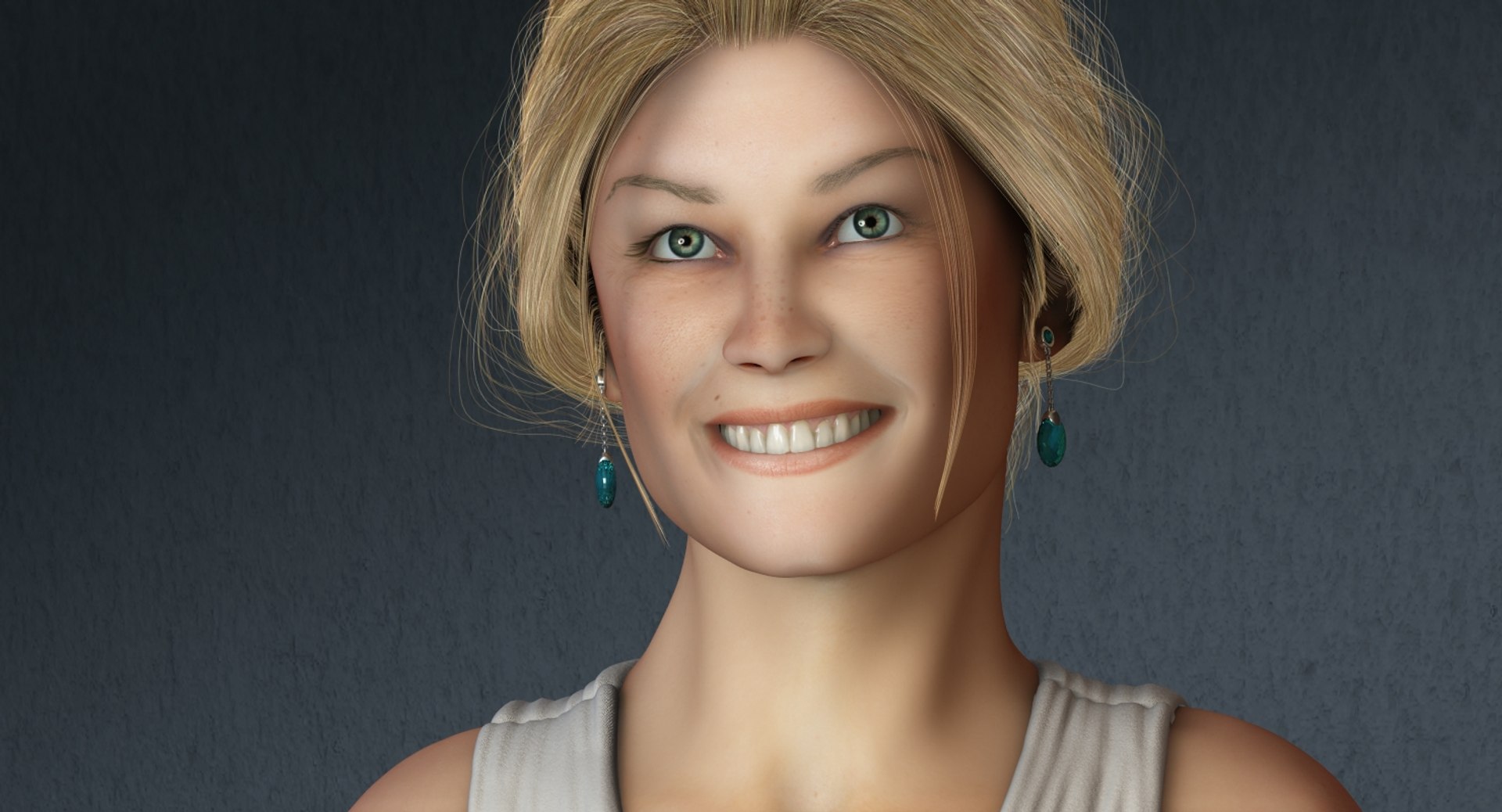 rose female rigged body woman max