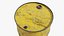 Barril de Aço - Amarelo - Sujo