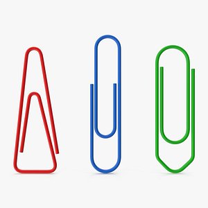 Paper Clip Set model