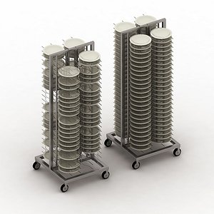 3d model plates rack
