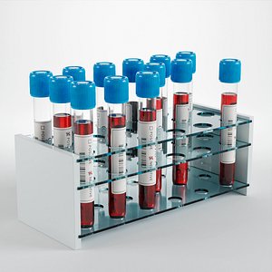 3D coronavirus covid-19 test tube