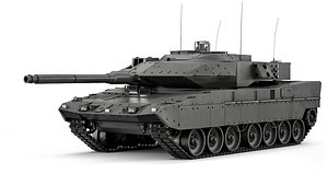 Tank Stridsvagn Strv 122 2018 3D model