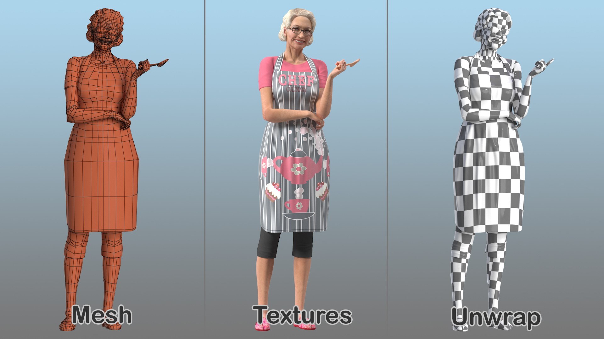 smiling elderly woman wearing model https://p.turbosquid.com/ts-thumb/Xl/ohdScv/8n1muQif/smilingelderlywomanwearingapron3dsmodel018/jpg/1596701410/1920x1080/fit_q87/4ce266560791a0d2a33bd6ec34efd48c37b41420/smilingelderlywomanwearingapron3dsmodel018.jpg