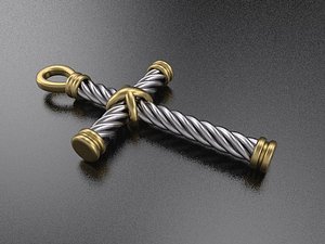 cross rope 3D model