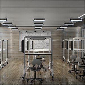 Scientific Laboratory Classroom 2 model