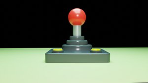Old Video Game Controller 3d model