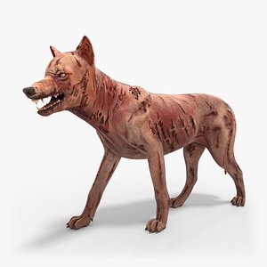 Zombie Dog Rigged 3D model