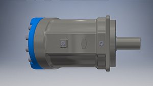 Axial piston hydraulic pump 3D