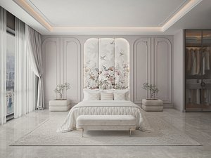 3D Bedroom Design 107