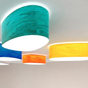 3d luzifer lamps ceiling wall model