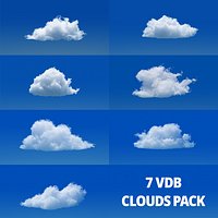 3D VDB CLOUDS - 7PACK