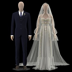 Wedding outfit 3D