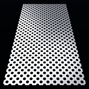 Perforated panel with 32 percent opening 25O83