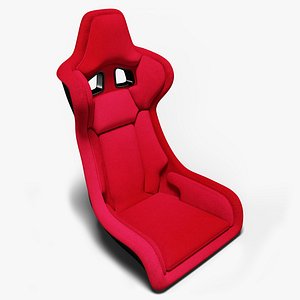 3D model Racing Car Seat