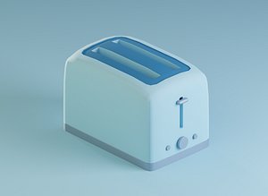 Cartoon Toaster 3D model