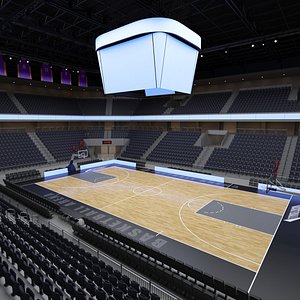 3D Basketball Arena model