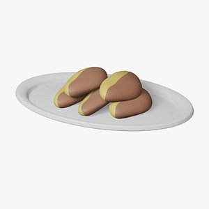 Pukis Cake Indonesian Food 3D model