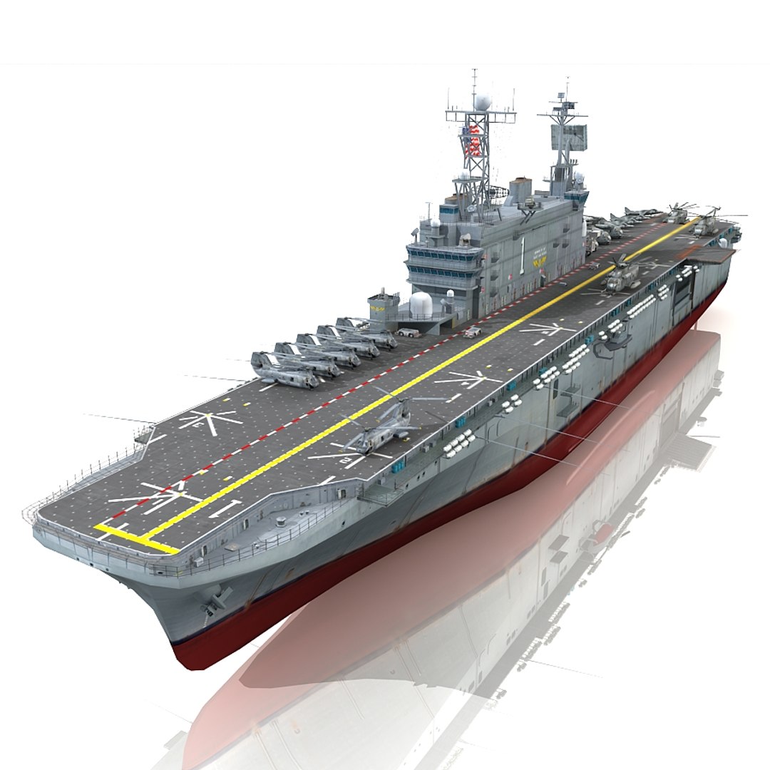 3d Model Uss Tarawa Lha 1